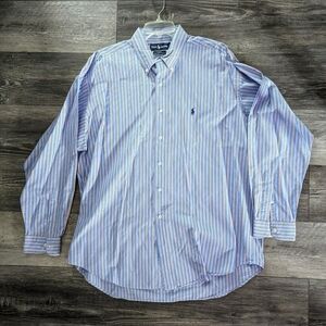 Ralph Lauren Blake Blue Striped Casual Shirt XL